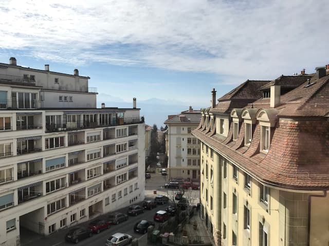 Spacious furnished apartment — central