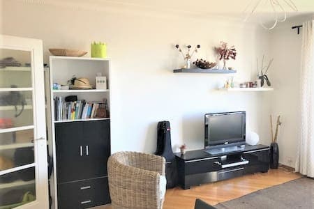 Bright, spacious city-centre apartment with lake view