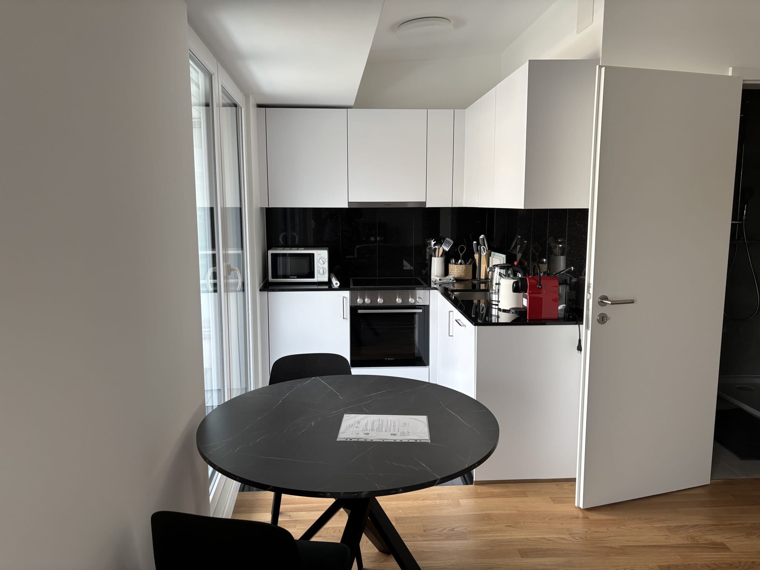 2 minutes walk from Lausanne railway station