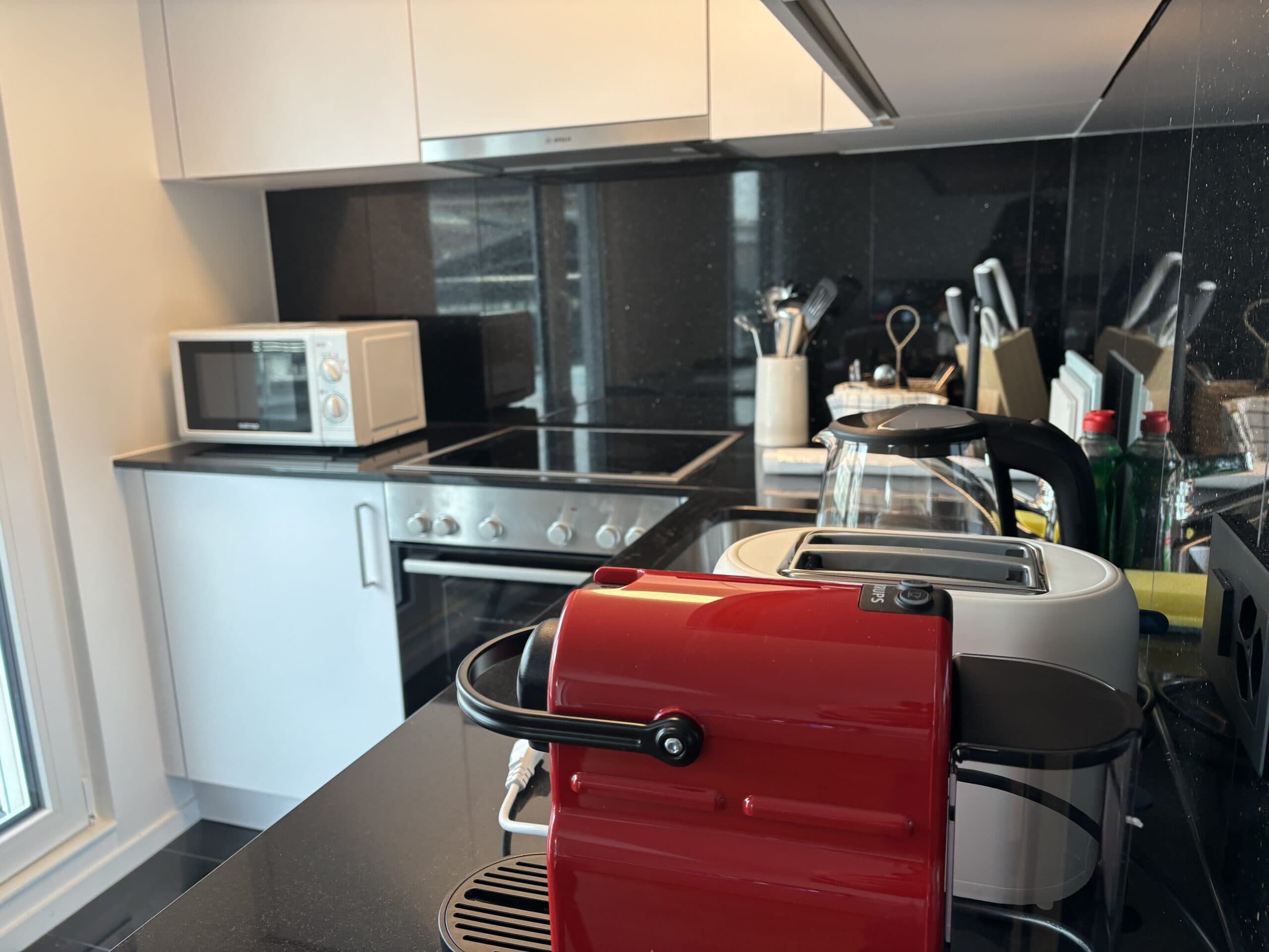 2 minutes walk from Lausanne railway station